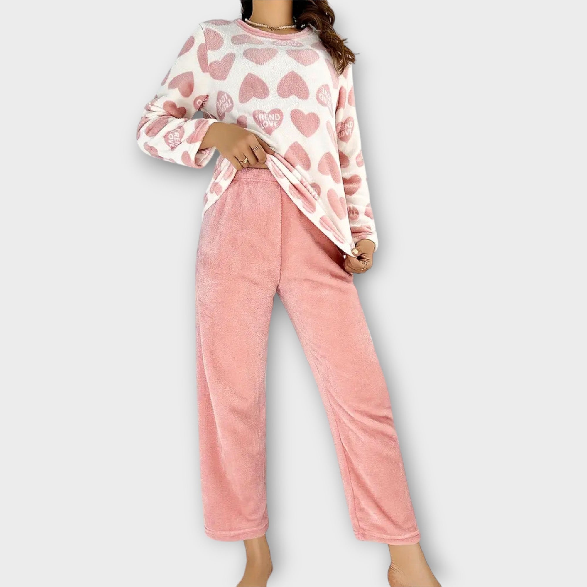Linda Heart Pajama Set