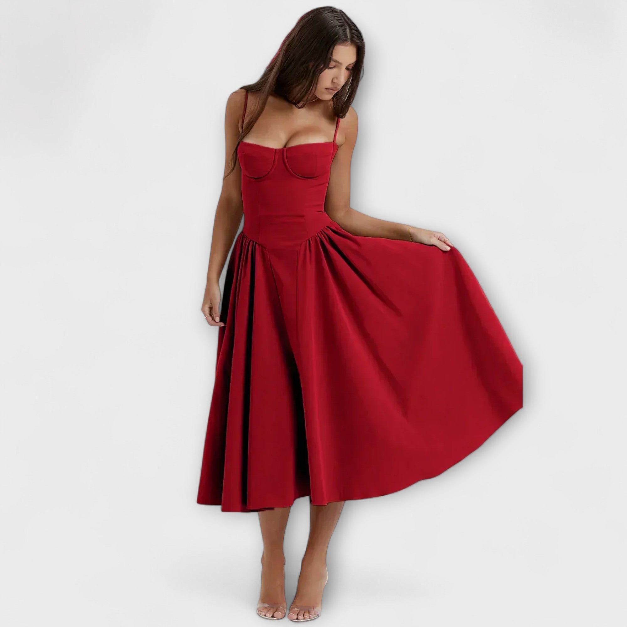 Rosalie - Sophisticated Sleeveless Lace Dress